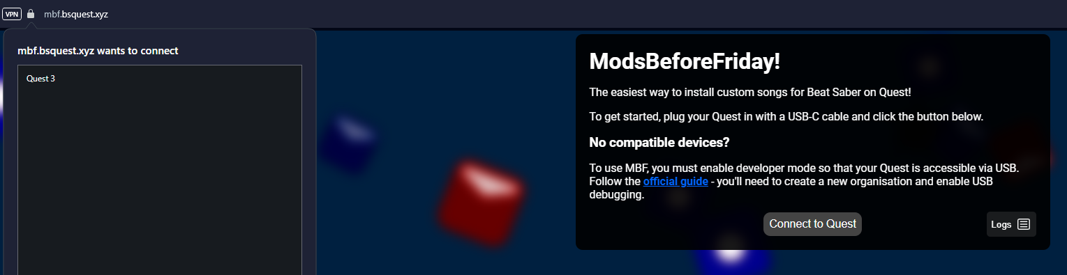 Instalar canciones personalizadas en Beat Saber - 4 / ModsBeforeFriday!