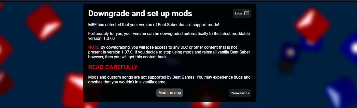 Instalar canciones personalizadas en Beat Saber - 5 / ModsBeforeFriday!