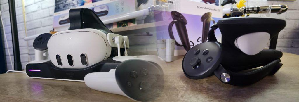 Accesorios de MaeckerVR para Meta Quest / Stand MaeckerVR / Grips MaeckerVR / Accesorios Meta Quest
