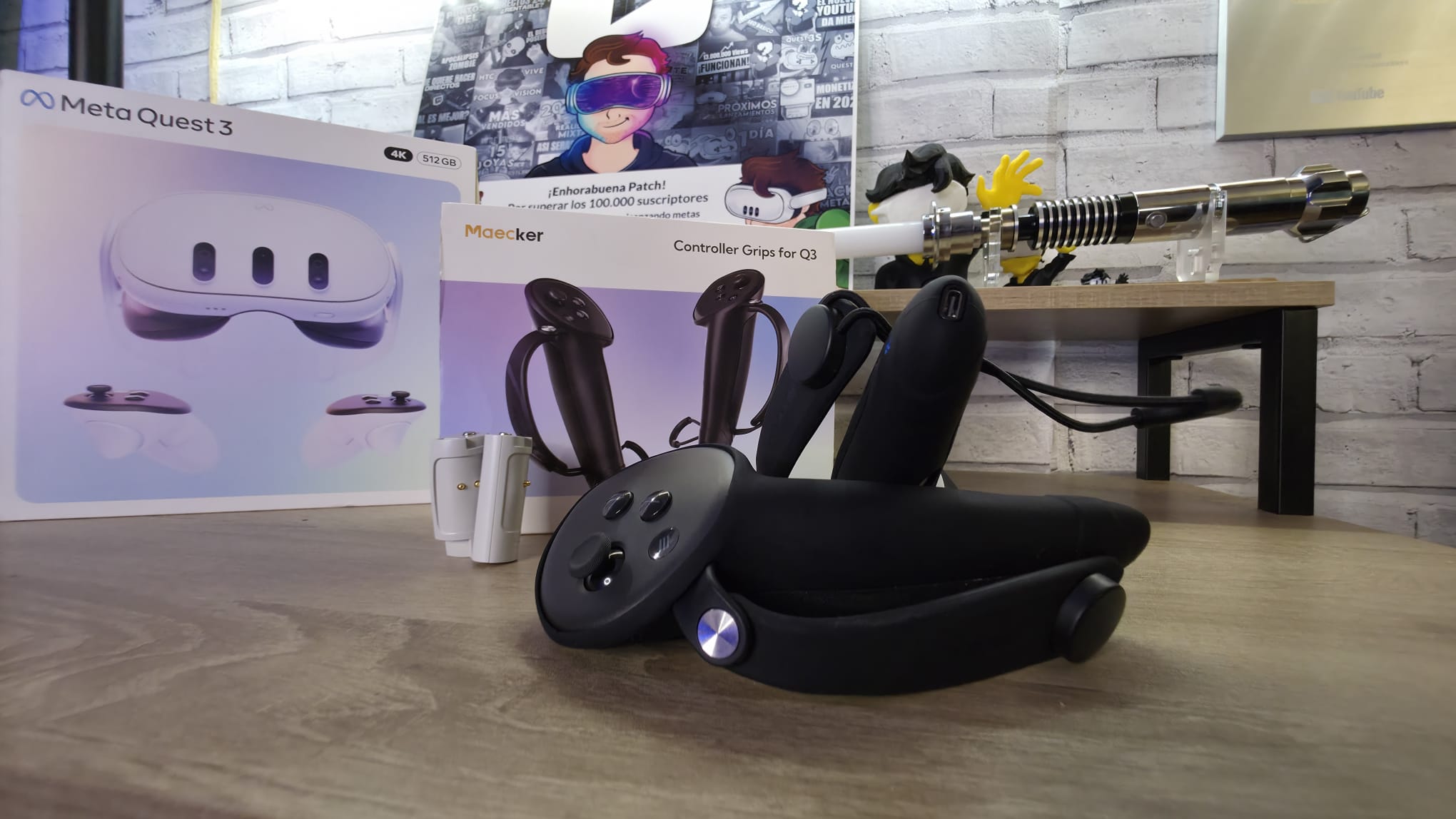 Accesorios de MaeckerVR para Meta Quest / Grips MaeckerVR / Accesorios Meta Quest