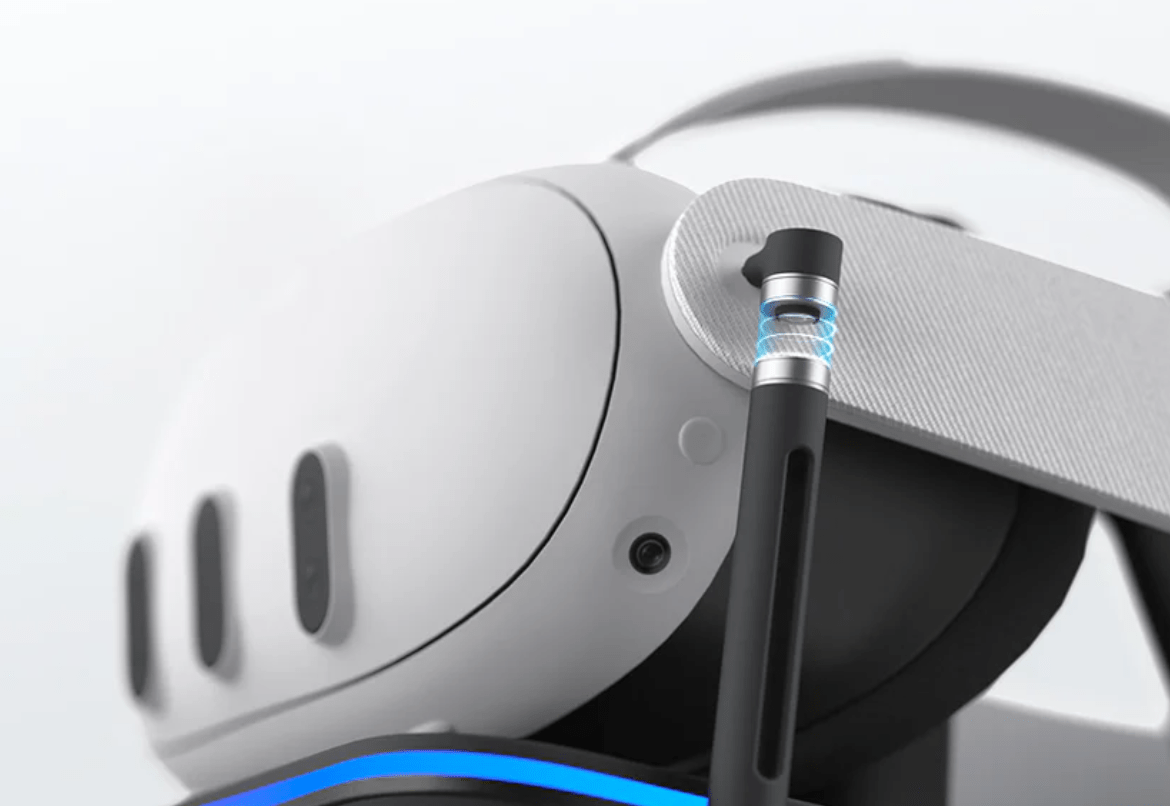 Soporte vertical Kiwi Design QC03 RGB para Meta Quest