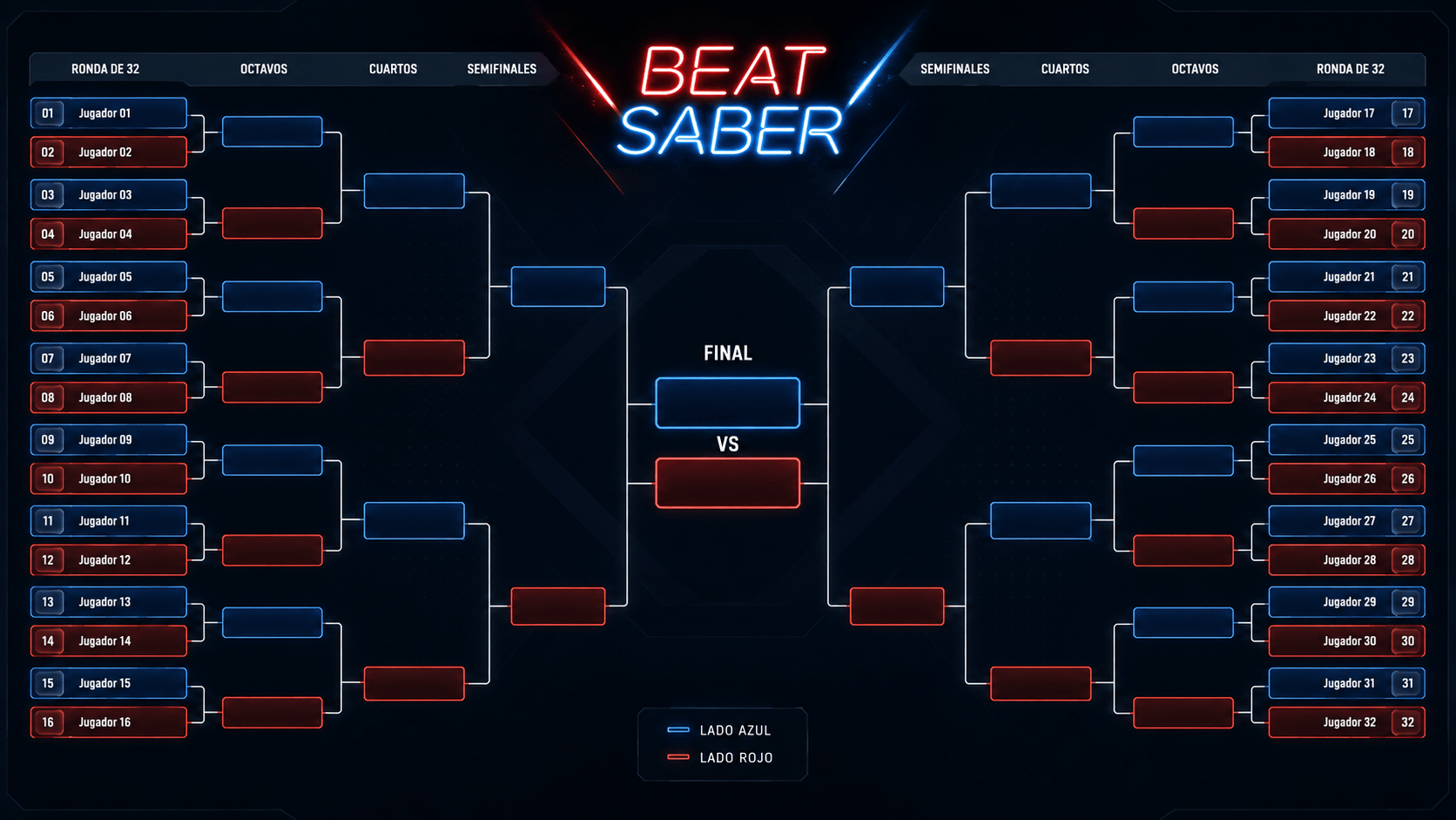 Organización - Torneo de Beat Saber